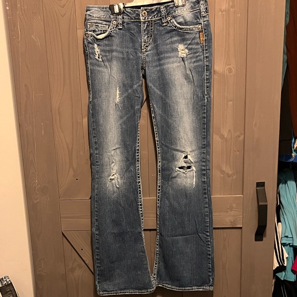 Silver Jeans Women's boot cut Blue Denim - Picture 1 of 7